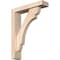 Ekena Millwork Olympic Block Smooth Bracket w/ Offset Brace, Douglas Fir, 3 1/2"W x 14"D x 18"H BKT0402X14X18OLY05SDF - alternate 1
